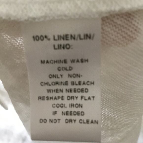 Lou & Grey by Loft White Linen Tank Top - Picture 9 of 15